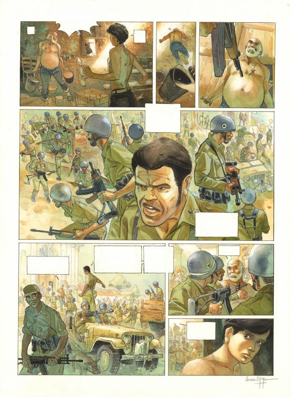 Emmanuel Lepage - Muchacho, Tome 2, Planche originale n&deg;42