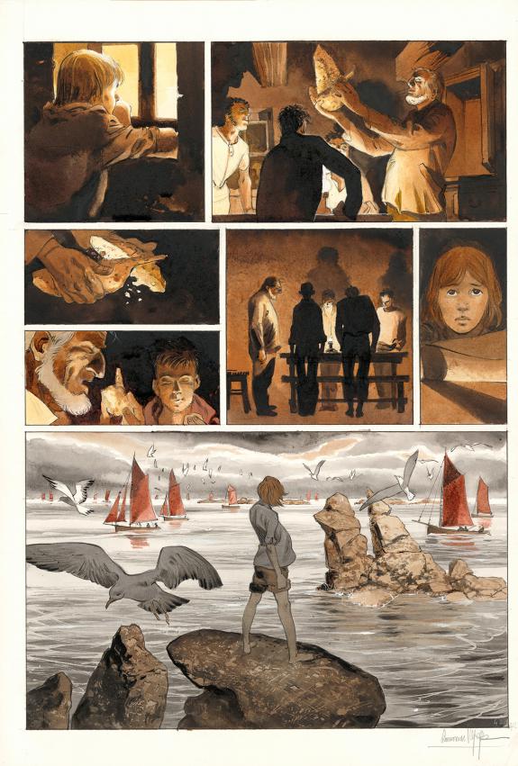 Emmanuel Lepage - Ar-Men, L'Enfer des enfers, Planche origin