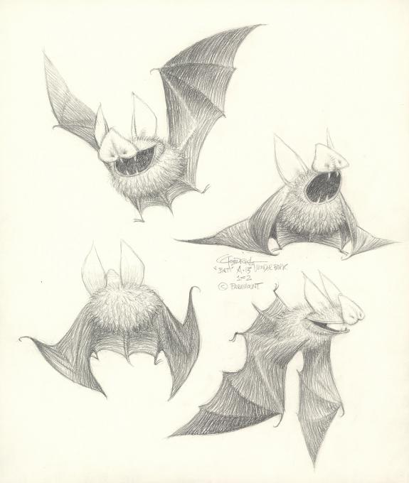 Carter Goodrich - Casting Call, Bat (2012), character design