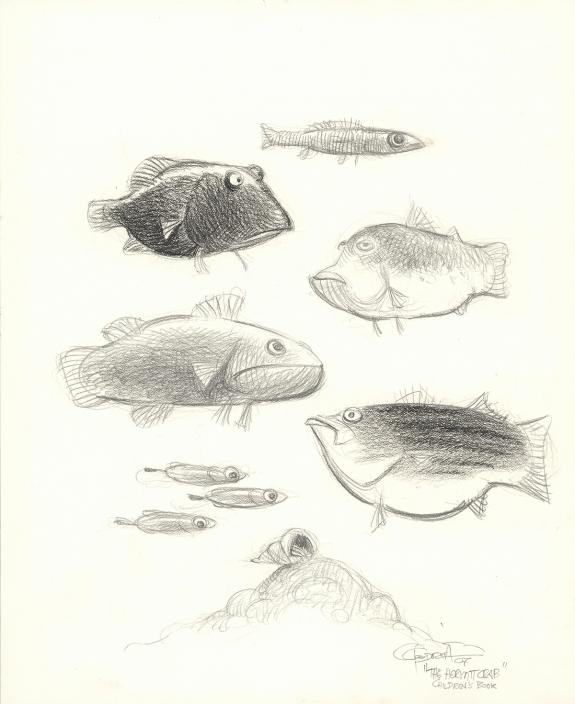 Carter Goodrich - Casting Call, Illustration originale issue