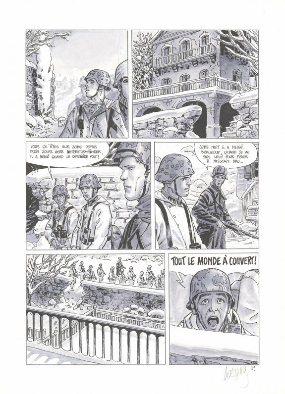 S&eacute;bastien Goethals - Le Voyage de Marcel Grob, Planche origi