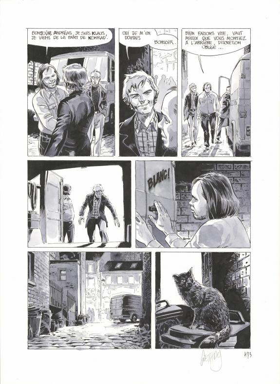 S&eacute;bastien Goethals - La Patrie des fr&egrave;res Werner, Planche or