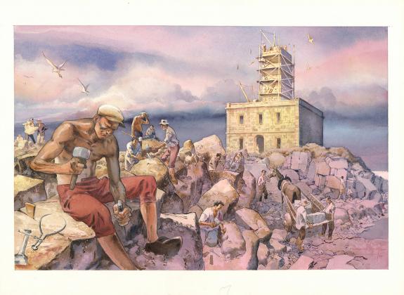 Emmanuel Lepage - L'île Vierge - Un phare dans les yeux d'Em