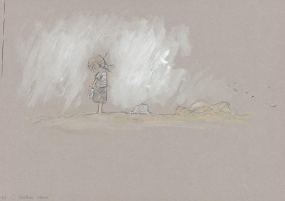 Claude K. Dubois - La Pyramide de Nola, Illustration origina