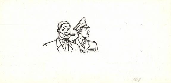 Andr&eacute; Juillard - Blake et Mortimer, Illustration originale