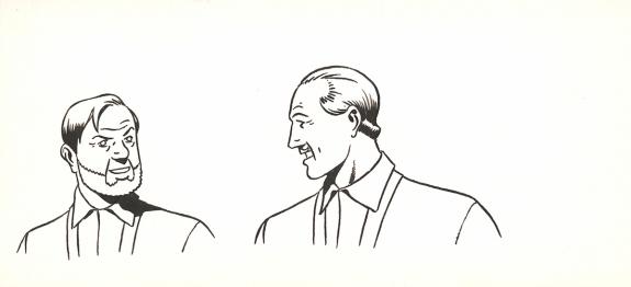 Andr&eacute; Juillard - Blake et Mortimer, Illustration originale