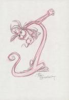 Tom Bancroft  - Crayonn&eacute; original de design de Mushu pour le