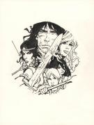 Grzegorz Rosinski - Thorgal, Illustration originale, projet 