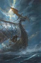Didier Graffet - Les Vaisseaux dragons, Couverture originale