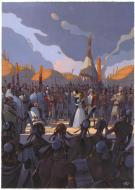 Fr&eacute;d&eacute;ric Pillot - Le Dernier des Mohicans, Illustration orig