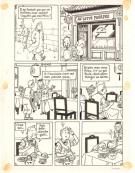 Didier Savard - Tintin, Objectif monde, Planche originale
