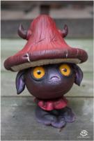 Stan Manoukian - "Shroomee" Pi&egrave;ce unique en r&eacute;sine et verre