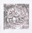 Stan Manoukian - Crayonn&eacute; original pr&eacute;paratoire - Ast&eacute;rix et