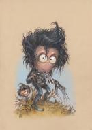 Stan Manoukian - Illustration originale, Edward aux mains d'