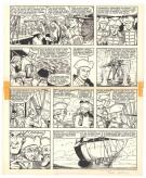 Victor Hubinon - Barbe-Rouge, Mort ou vif, Planche originale