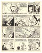Victor Hubinon - Barbe-Rouge, D&eacute;fi au Roy, Planche originale