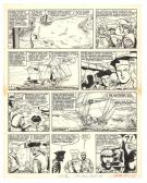 Victor Hubinon - Barbe-Rouge, L'&Icirc;le de l'homme mort, Planche