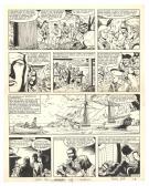 Victor Hubinon - Barbe-Rouge, L'&Icirc;le de l'homme mort, Planche