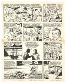 Victor Hubinon - Barbe-Rouge, L'&Icirc;le de l'homme mort, Planche