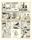 Victor Hubinon - Barbe-Rouge, L'&Icirc;le de l'homme mort, Planche