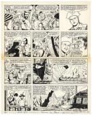 Victor Hubinon - Barbe-Rouge, L'&Icirc;le de l'homme mort, Planche