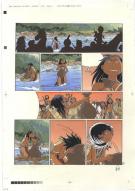 Fred Simon - Popotka le petit sioux, La le&ccedil;on d'Iktomi, Plan