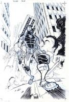 Eric Canete - Iron Villains, illustration originale