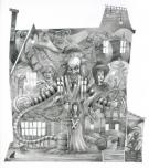 Ludovic Chesnot - Beetlejuice, de Tim Burton (1988), illlust