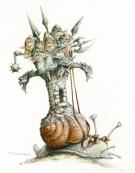 Pascal Mogu&eacute;rou - L'heure des f&eacute;es, Illustration originale