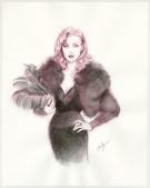 Maly Siri - Pin-up Art, Illustration originale intitul&eacute;e "Iv