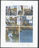 Jean Denis Pendanx - Au bout du fleuve, Planche originale n&deg;