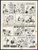 Marcel Gotlib - Les Dingodossiers , Planche originale 3 pour