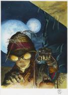 Christophe Dubois - TER, L'&Eacute;tranger, Illustration originale,