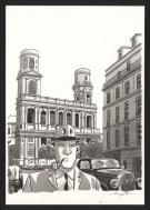 Emmanuel Moynot - Nestor Burma, Illustration originale, Sain