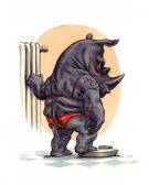 Guznag - Illustration originale - Today, one foot senough. S