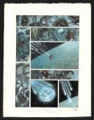 Serge Pell&eacute; - Orbital, Contacts, Planche originale n&deg;2