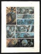 Serge Pell&eacute; - Orbital, Contacts, Planche originale n&deg;7