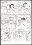 Jordi Lafebre - Les Beaux &eacute;t&eacute;s, La Fugue, Planche originale 