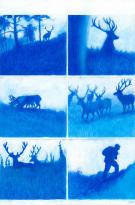 Gaetan Nocq - Les Grands Cerfs, Planche originale n&deg;153, par