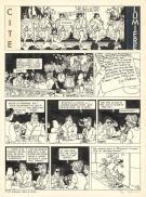 Ted Benoit - Ray Banana, Cit&eacute; lumi&egrave;re, Planche originale n&deg;1