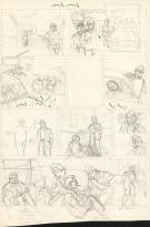 Ted Benoit - Ray Banana, Cit&eacute; lumi&egrave;re, Crayonn&eacute; original pou