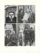 Jean-Claude G&ouml;tting - La Malle Sanderson, Planche originale 