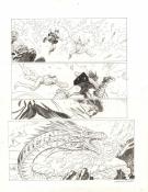 Corentin Rouge - Thorgal Saga, Wendigo, Planche originale n&deg;