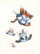 Julie Mellan - Les G&eacute;niales inventions de L&eacute;onard le renard,