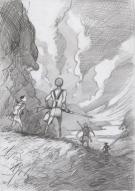 Fr&eacute;d&eacute;ric Pillot - Deux ans de vacances, Crayonn&eacute; pr&eacute;paratoir