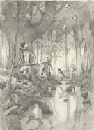 Fr&eacute;d&eacute;ric Pillot - Deux ans de vacances, Crayonn&eacute; pr&eacute;paratoir