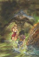 Jo&euml;l Mouclier - Semio, Illustration pour un ex-libris aux &eacute;d