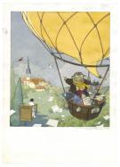 Michel Plessix - Le Vent dans les Saules , Illustration orig