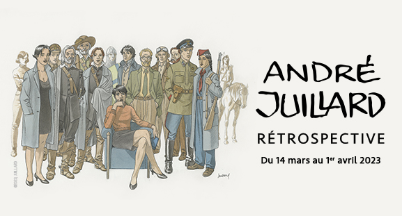 R�trospective d�di�e � Andr� Juillard du 14 mars au 1er avril 2023 � la galerie Daniel Maghen