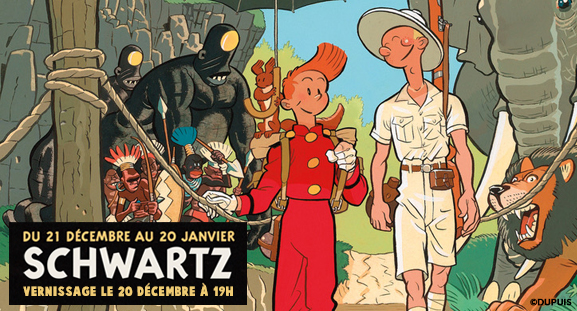 Exposition Spirou et Fantasio pa Olivier Schwartz - Du 21 d�cembre au 20 janvier 2018